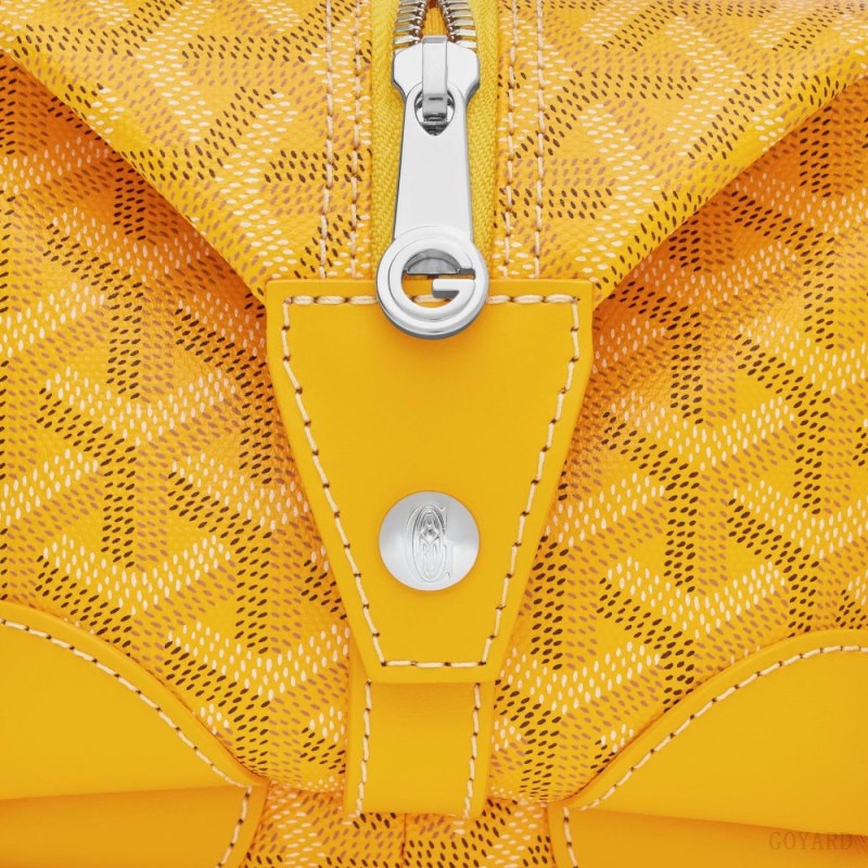 Goyard Bowling 25 Toiletry Bag Aksesuar Sarı | GY-WNC3288