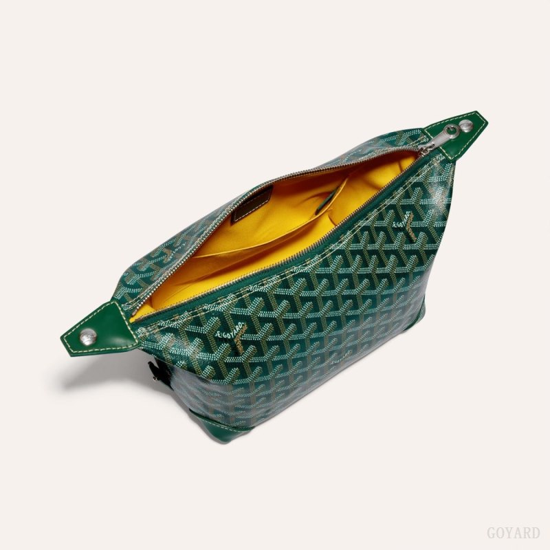 Goyard Bowling 25 Toiletry Bag Aksesuar Yeşil | GY-NTL4818