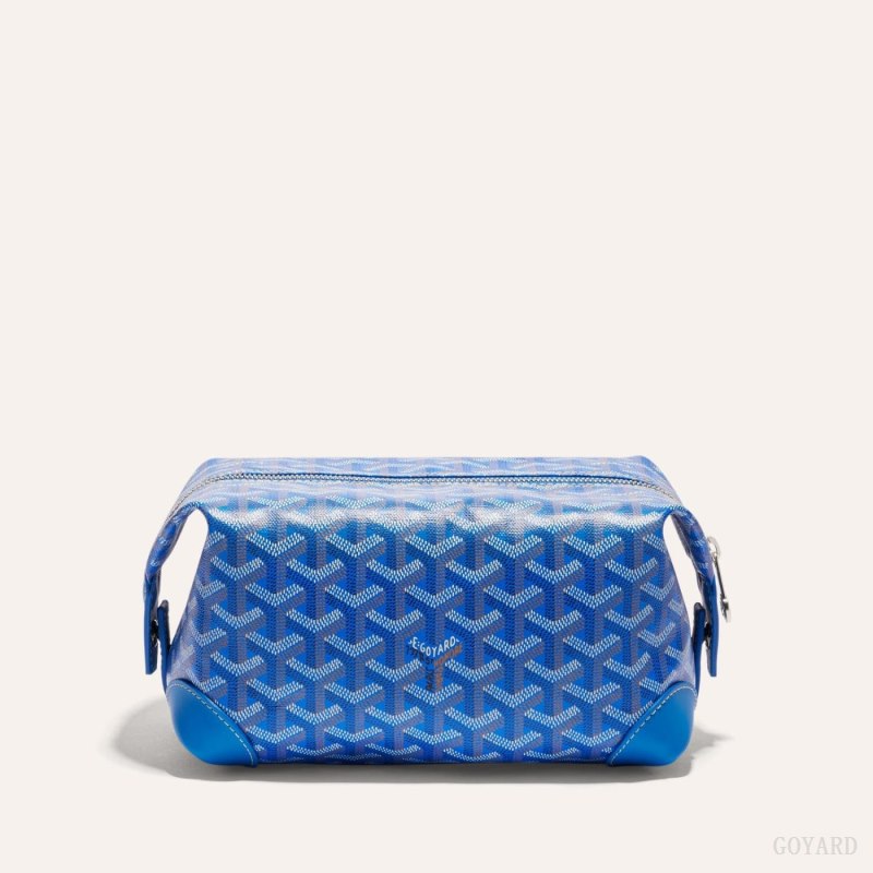 Goyard Bowling 25 Toiletry Bag Aksesuar Mavi | GY-KYO4495