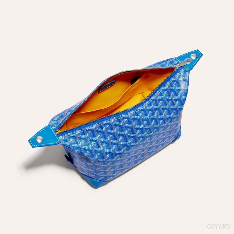 Goyard Bowling 25 Toiletry Bag Aksesuar Mavi | GY-KYO4495
