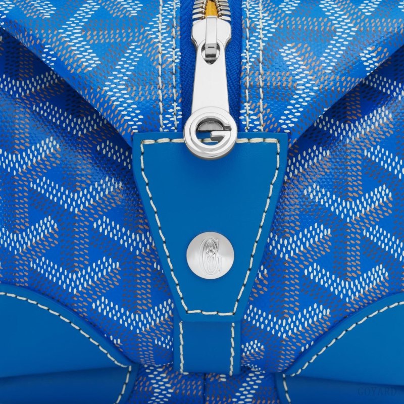 Goyard Bowling 25 Toiletry Bag Aksesuar Mavi | GY-KYO4495