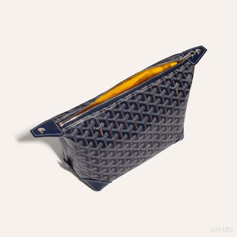 Goyard Bowling 25 Toiletry Bag Aksesuar Lacivert Mavi | GY-ADX3278