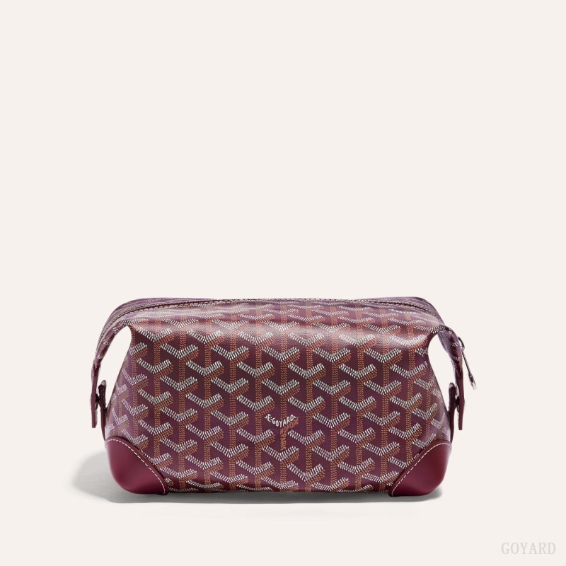 Goyard Bowling 25 Toiletry Bag Aksesuar Bordo | GY-WEG0097