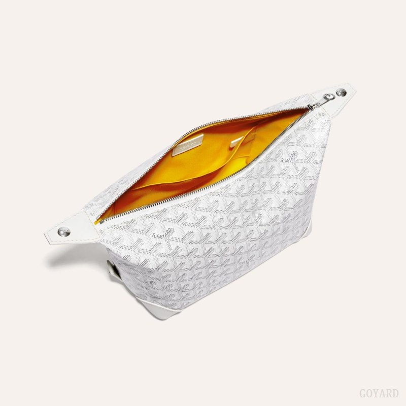 Goyard Bowling 25 Toiletry Bag Aksesuar Beyaz | GY-JWZ5576