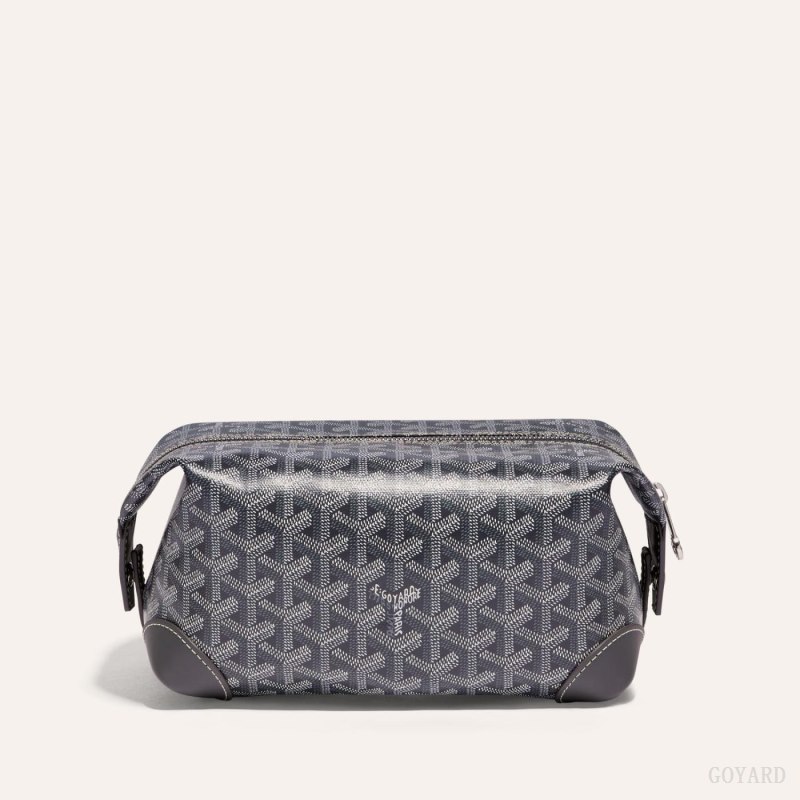 Goyard Bowling 25 Toiletry Bag Aksesuar Gri | GY-KHA1642