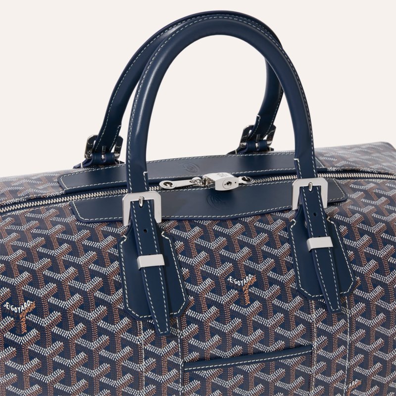 Goyard Bowling 45 bag Seyahat Çantası Lacivert Mavi | GY-RRG9509