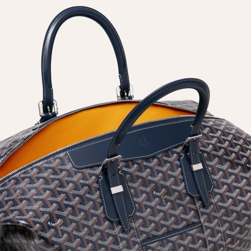 Goyard Bowling 45 bag Seyahat Çantası Lacivert Mavi | GY-RRG9509