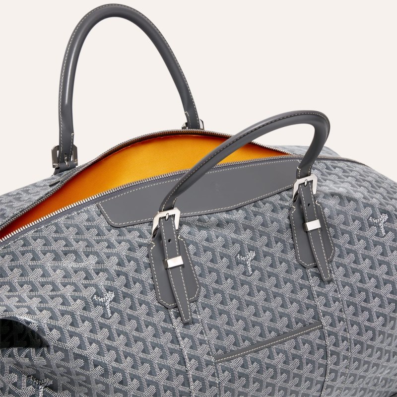 Goyard Bowling 55 bag Seyahat Çantası Gri | GY-VUL8973