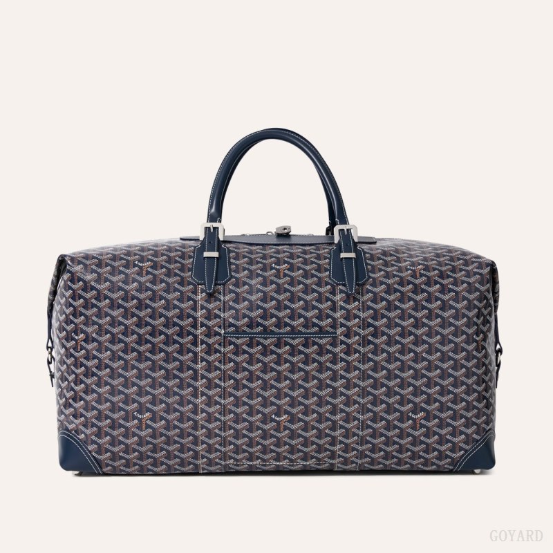 Goyard Bowling 55 bag Seyahat Çantası Lacivert Mavi | GY-TUB3847