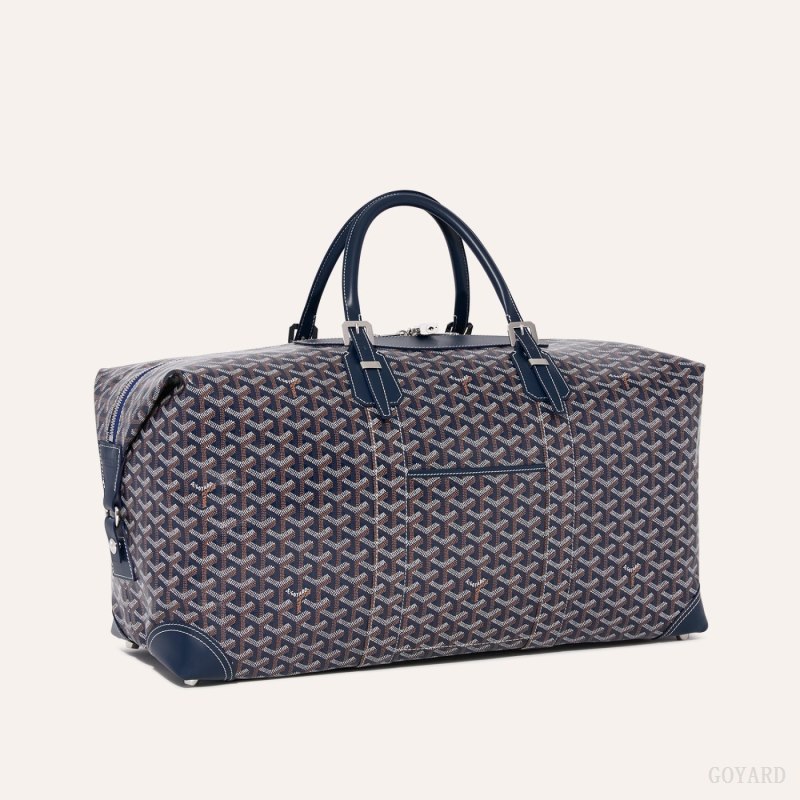 Goyard Bowling 55 bag Seyahat Çantası Lacivert Mavi | GY-TUB3847
