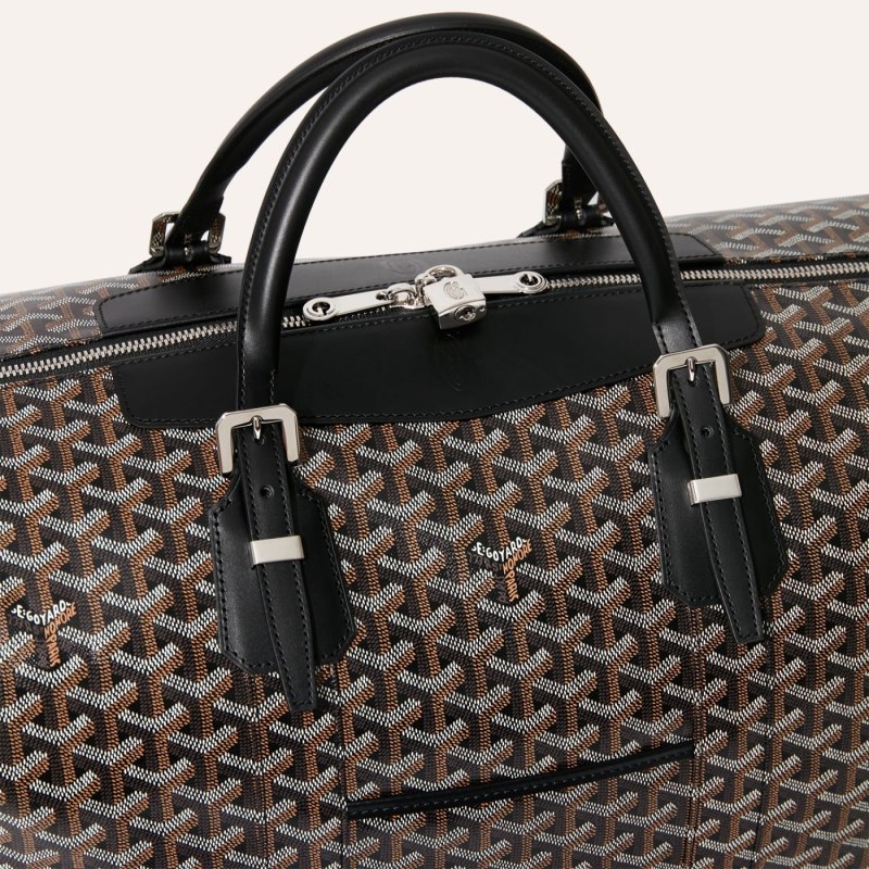 Goyard Bowling 55 bag Seyahat Çantası Siyah | GY-QWR5702