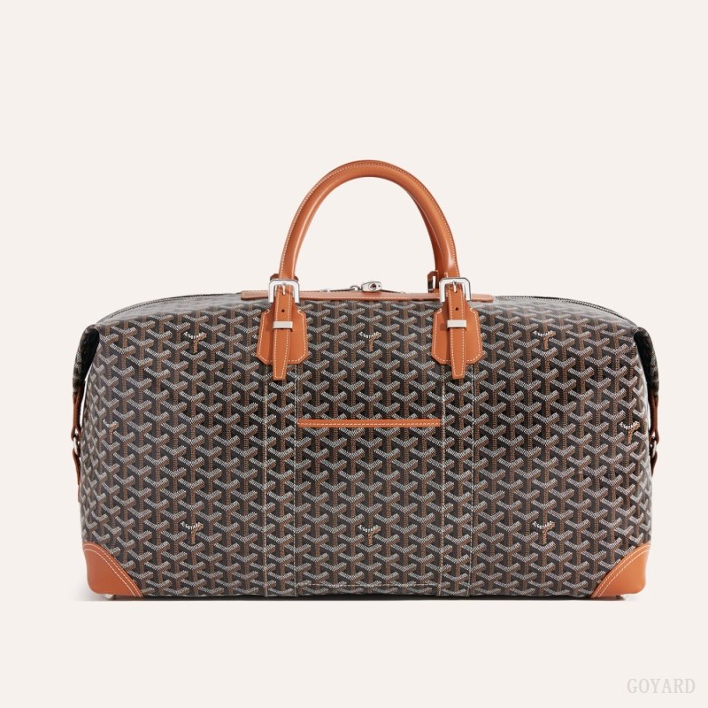 Goyard Bowling 55 bag Seyahat Çantası Siyah Kahverengi | GY-CCS0302