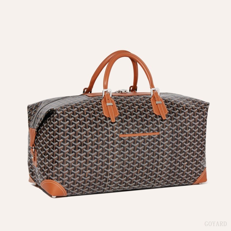 Goyard Bowling 55 bag Seyahat Çantası Siyah Kahverengi | GY-CCS0302