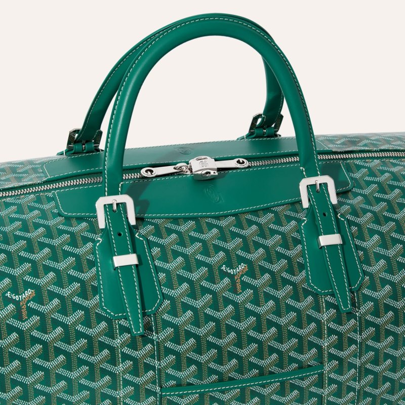 Goyard Bowling 55 bag Seyahat Çantası Yeşil | GY-UBT7152