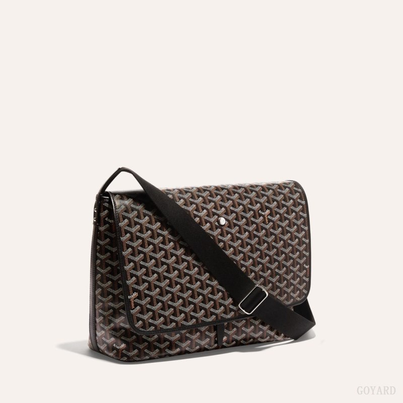 Goyard CAPETIEN MM MESSENGER BAG Omuz Çantası Siyah | GY-LAF6025