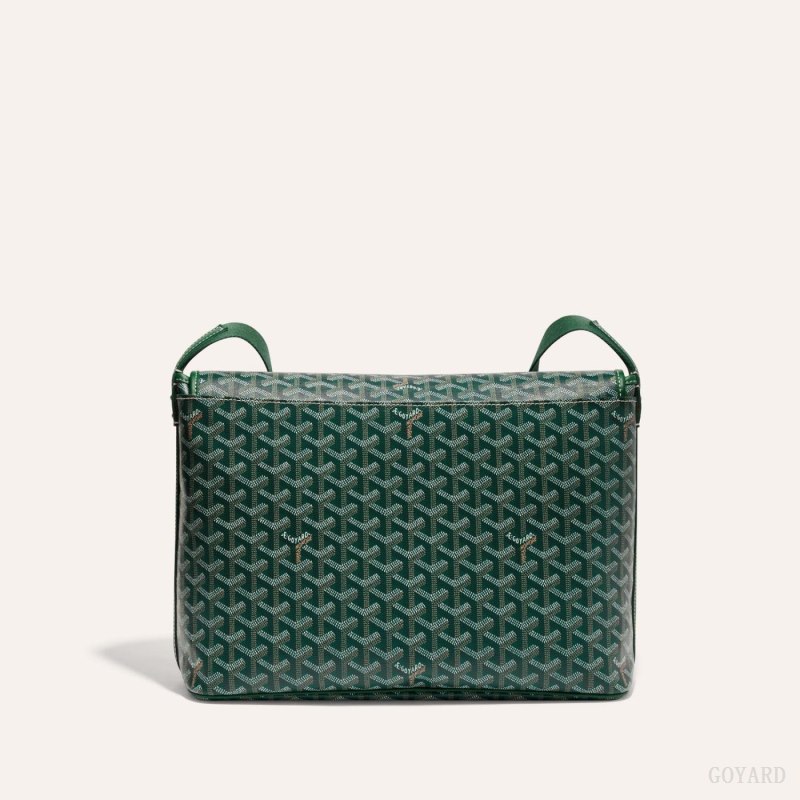Goyard CAPETIEN MM MESSENGER BAG Omuz Çantası Yeşil | GY-LHP4512