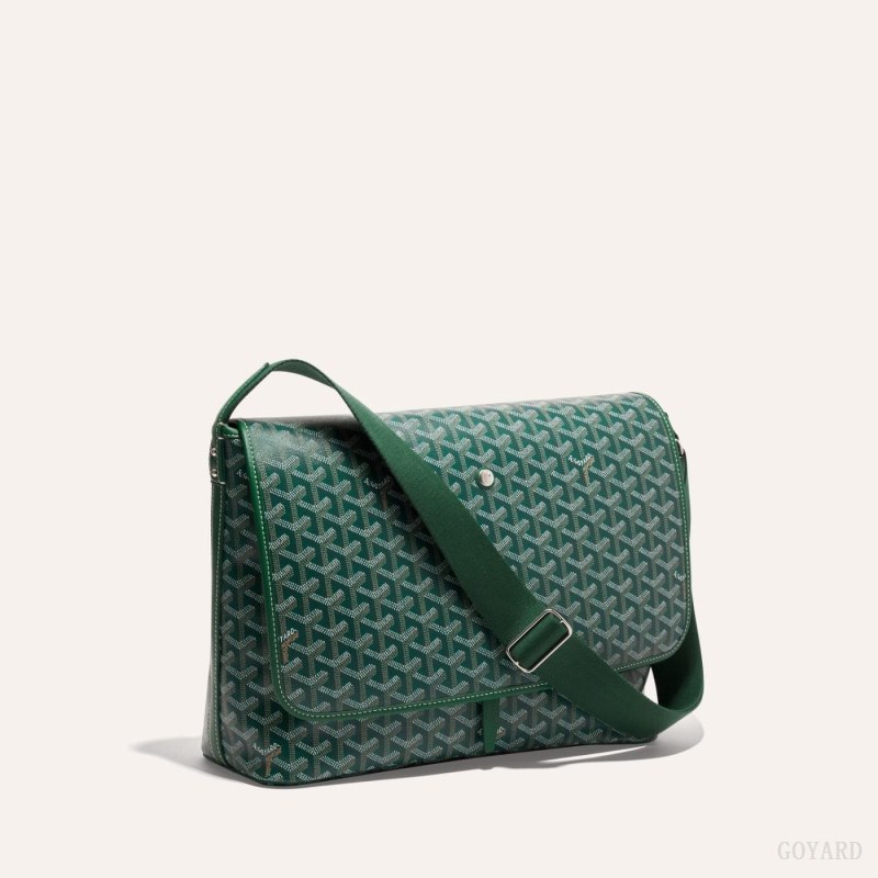Goyard CAPETIEN MM MESSENGER BAG Omuz Çantası Yeşil | GY-LHP4512