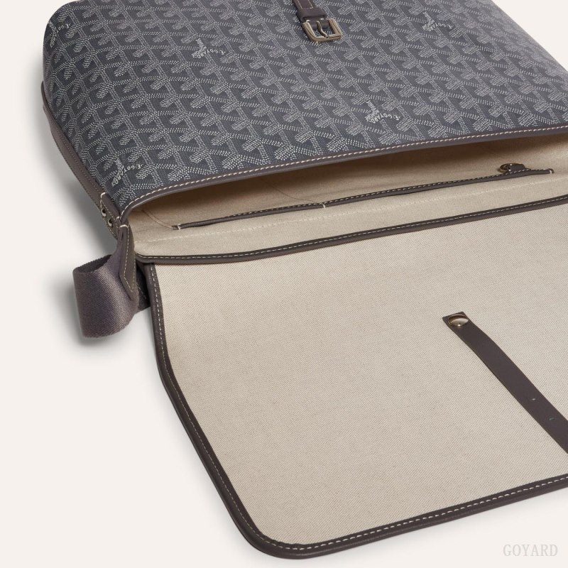 Goyard CAPETIEN MM MESSENGER BAG Omuz Çantası Gri | GY-CMJ7857