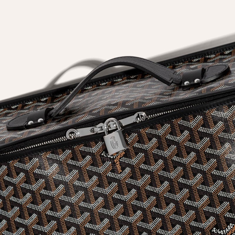 Goyard CARAVELLE 50 SUITCASE Seyahat Çantası Siyah | GY-JBP7822