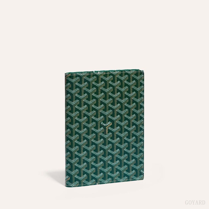 Goyard CASTIGLIONE DOCUMENT COVER Aksesuar Yeşil | GY-UVU5260