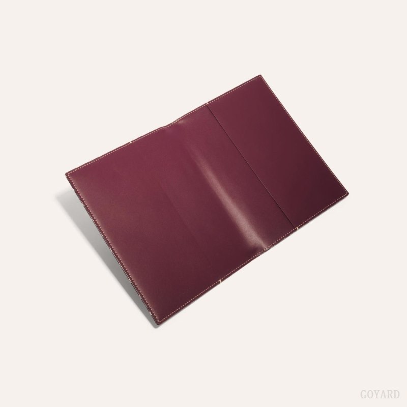 Goyard CASTIGLIONE DOCUMENT COVER Aksesuar Bordo | GY-EEX2692