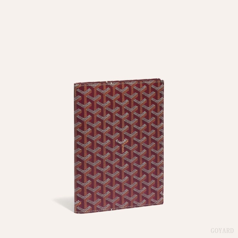 Goyard CASTIGLIONE DOCUMENT COVER Aksesuar Bordo | GY-EEX2692