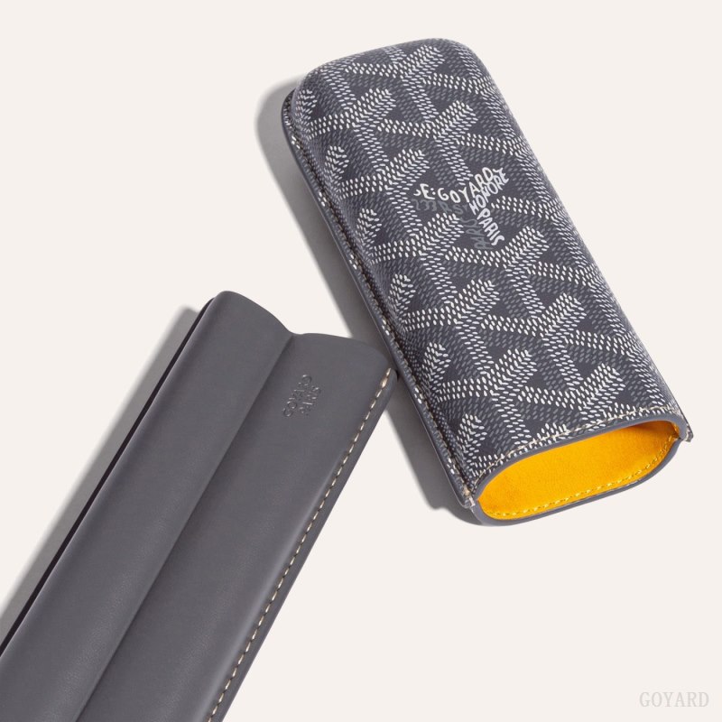 Goyard CHURCHILL 2 CIGAR CASE Aksesuar Gri | GY-MEO0171