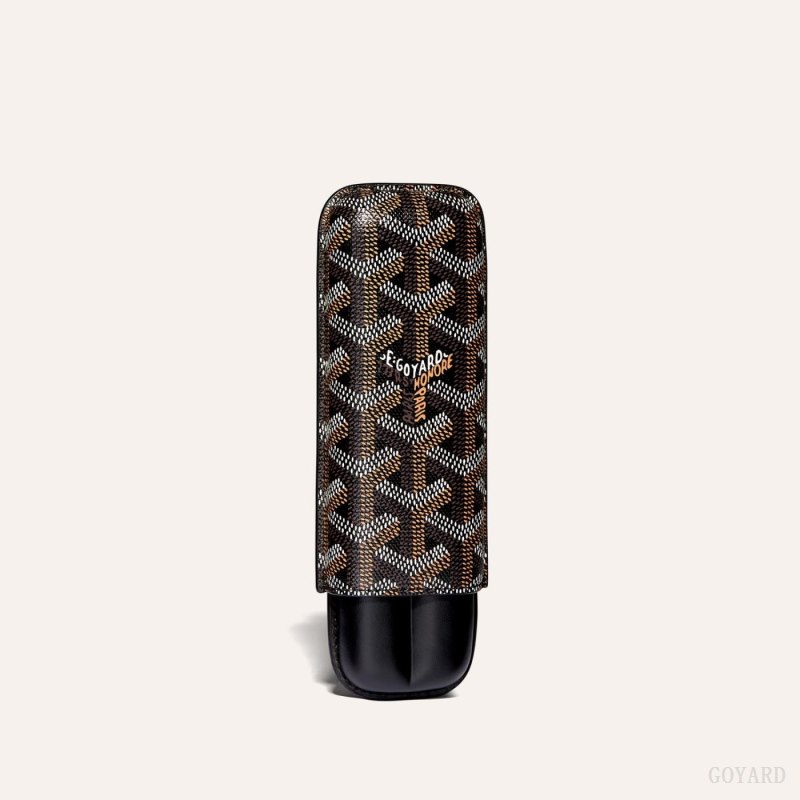 Goyard CHURCHILL 2 CIGAR CASE Aksesuar Siyah | GY-YWJ8716