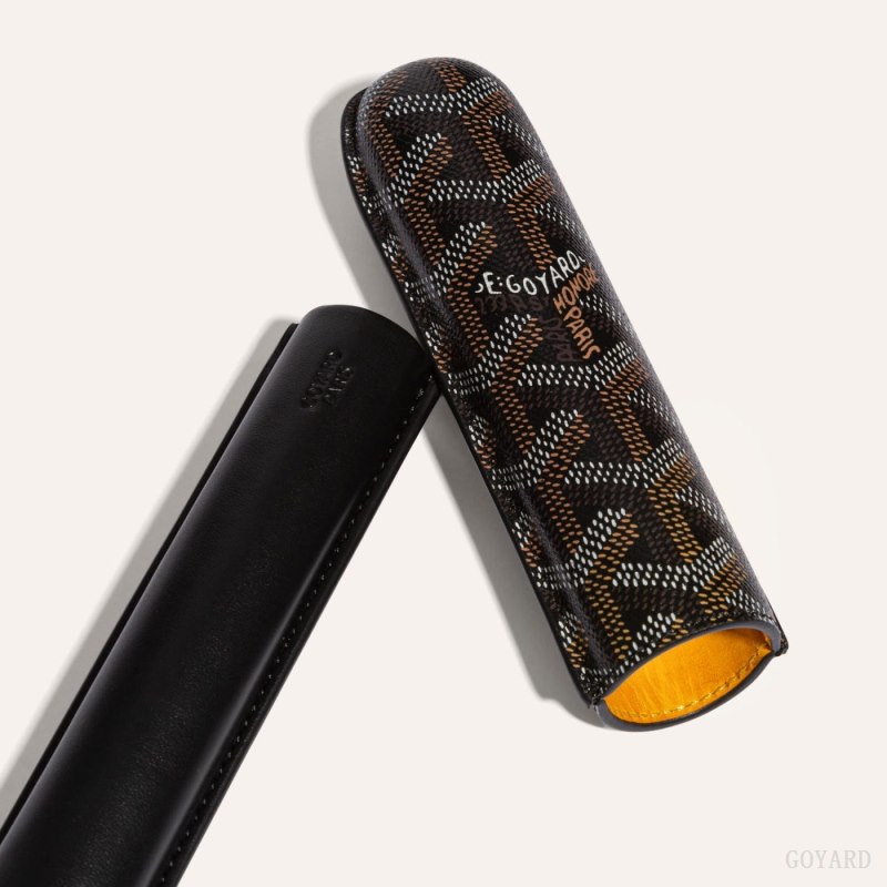 Goyard CHURCHILL SINGLE CIGAR CASE Aksesuar Siyah | GY-LRR0667
