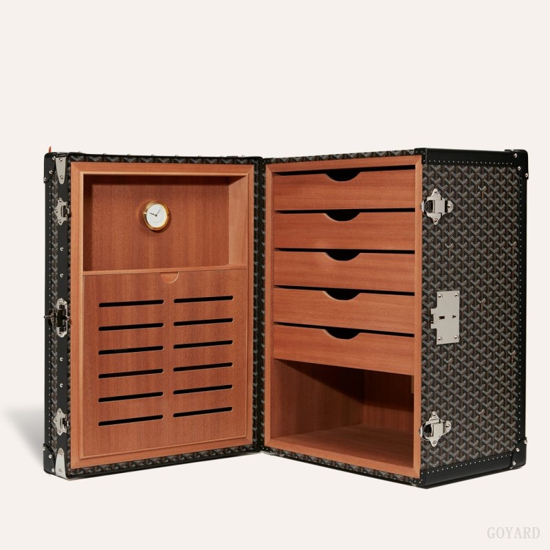 Goyard CIGARES TRUNK Valiz Siyah | GY-LNS7590