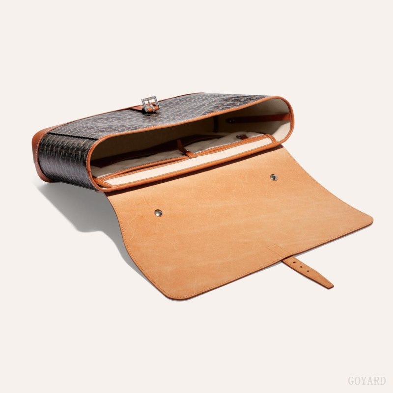 Goyard CITADIN PM MESSENGER BAG Sırt Çantası Siyah Kahverengi | GY-HXD6378