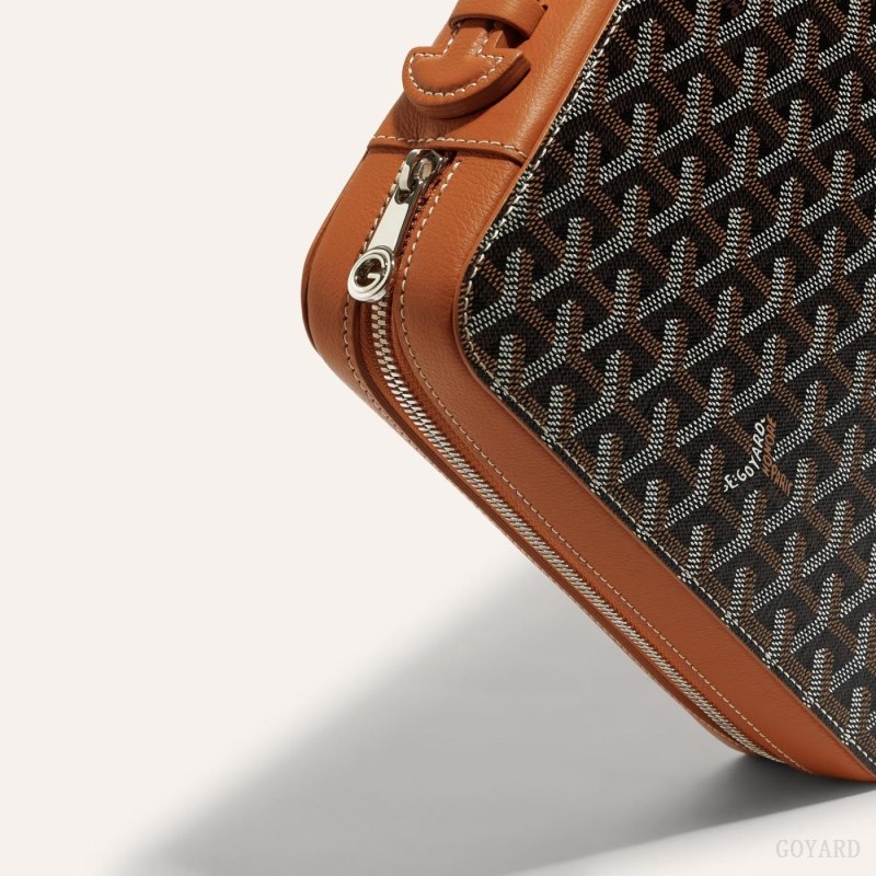 Goyard COMPAGNON UNIVERSEL A4 Aksesuar Siyah Kahverengi | GY-DED2997