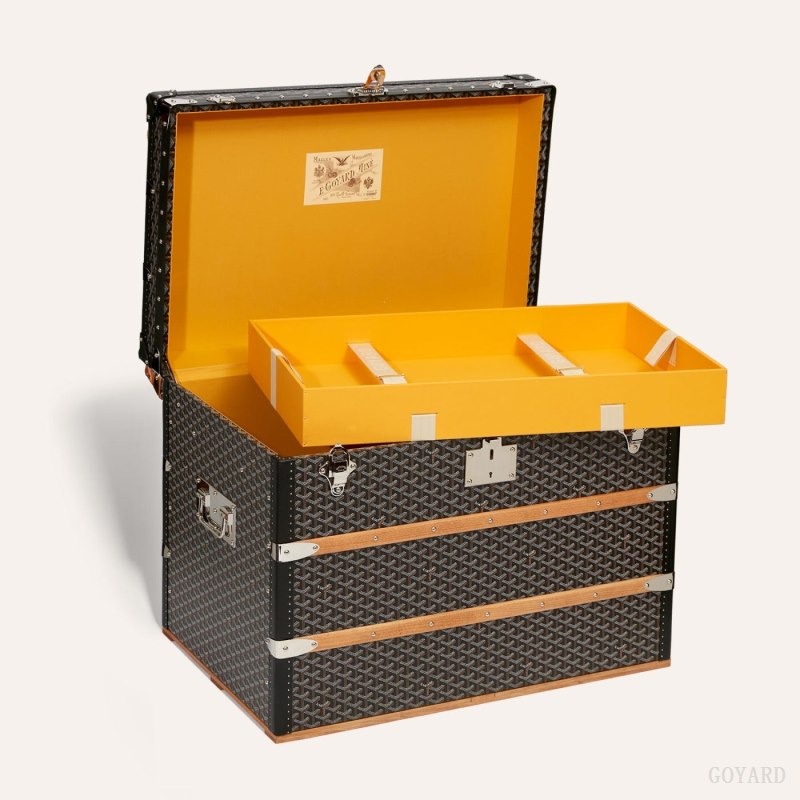 Goyard COURRIER TRUNK Valiz Siyah | GY-AFD4384
