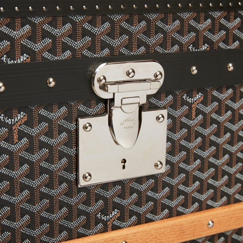 Goyard COURRIER TRUNK Valiz Siyah | GY-AFD4384