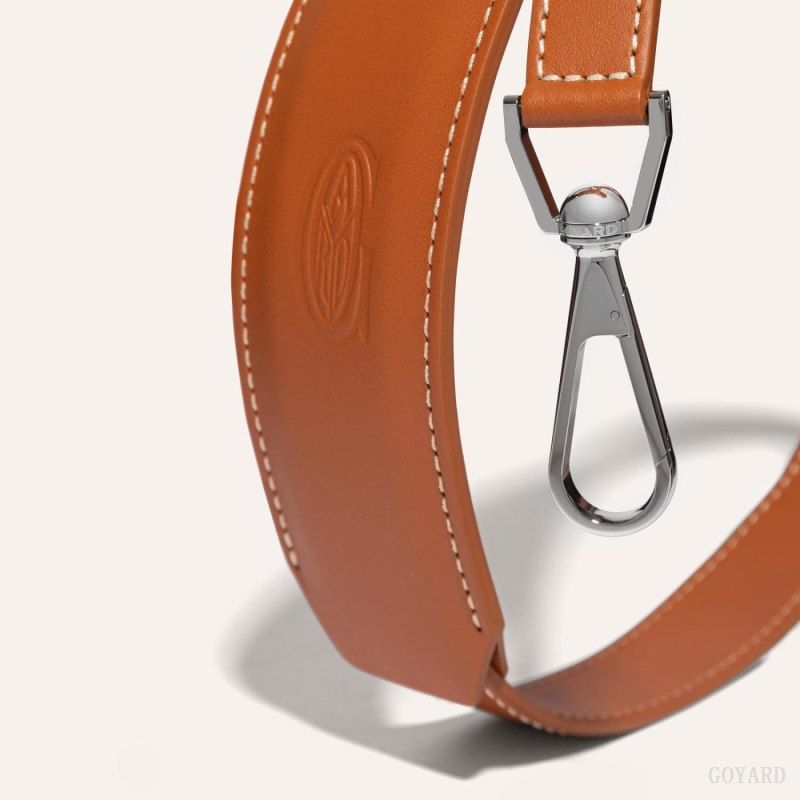 Goyard CUIR MM STRAP Çanta Kayışı Kahverengi | GY-NIT6608