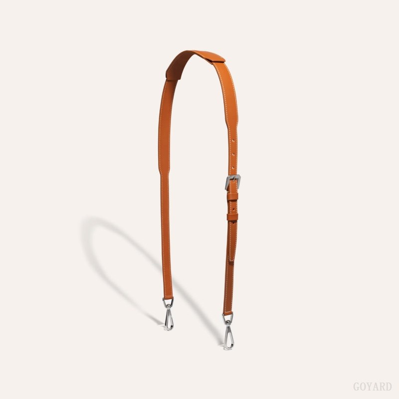 Goyard CUIR MM STRAP Çanta Kayışı Kahverengi | GY-NIT6608