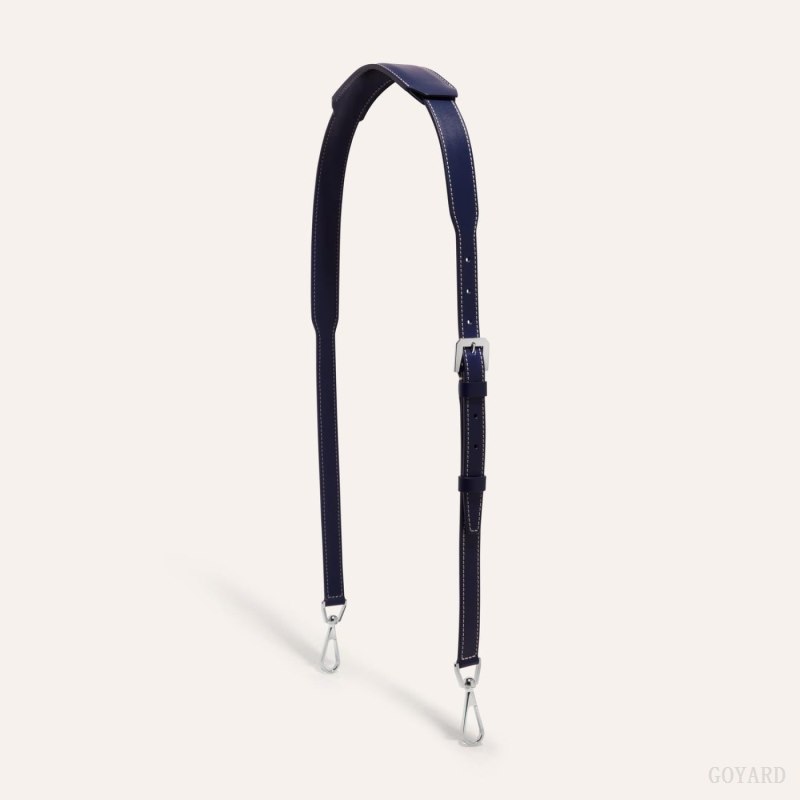 Goyard CUIR MM STRAP Çanta Kayışı Lacivert Mavi | GY-MTO5600
