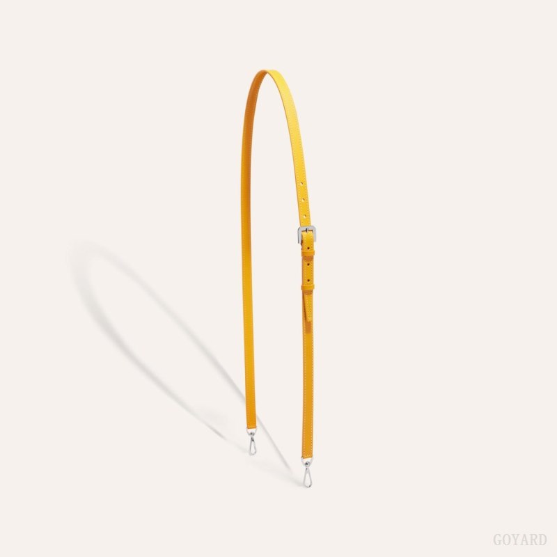 Goyard CUIR PM STRAP Çanta Kayışı Sarı | GY-MMV9525