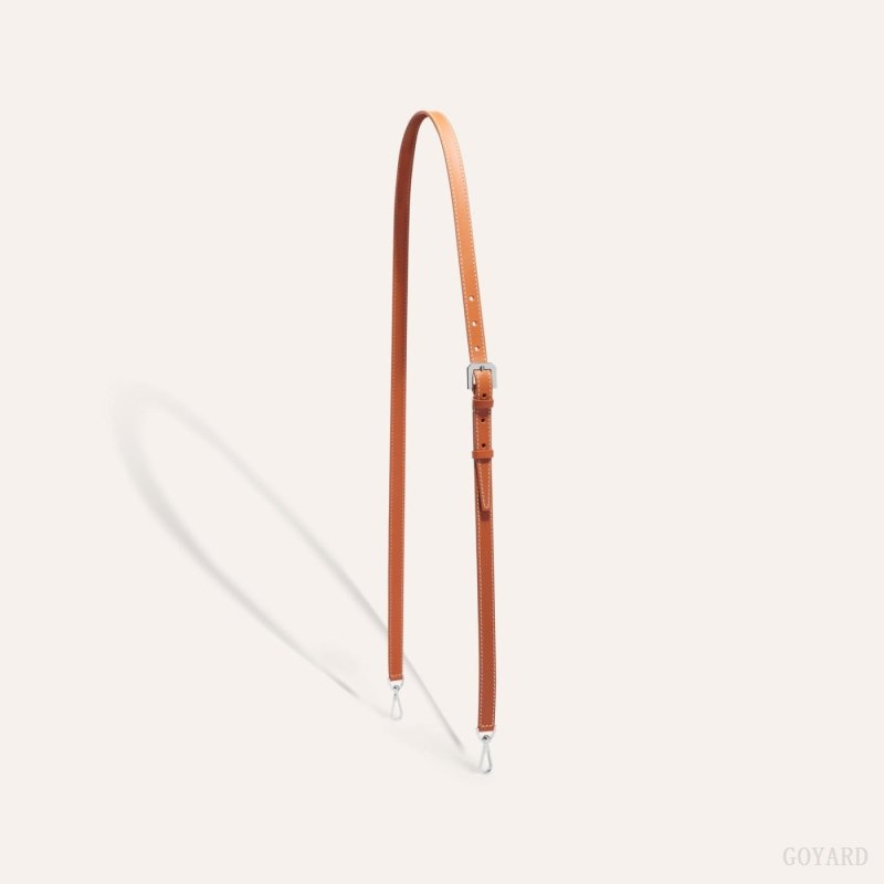Goyard CUIR PM STRAP Çanta Kayışı Siyah Kahverengi | GY-HZE9190