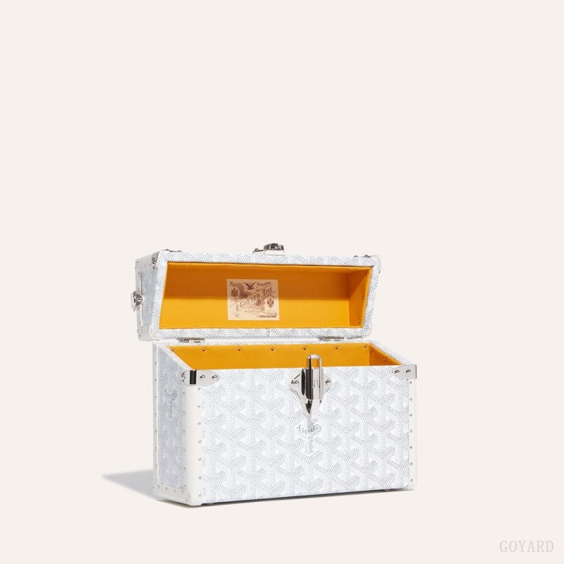 Goyard Cassette Trunk Bag Omuz Çantası Beyaz | GY-YJB9628