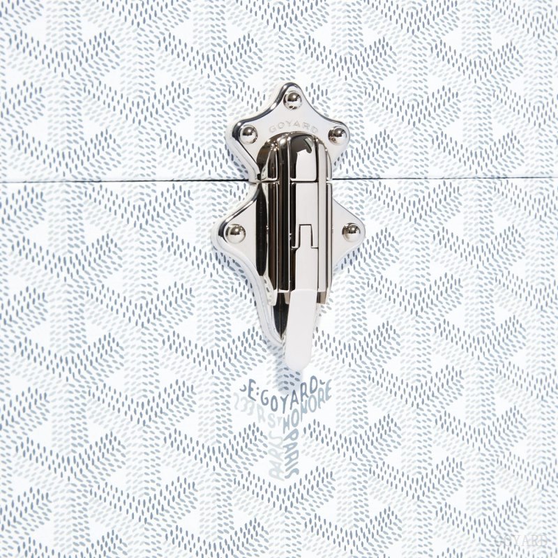 Goyard Cassette Trunk Bag Omuz Çantası Beyaz | GY-YJB9628