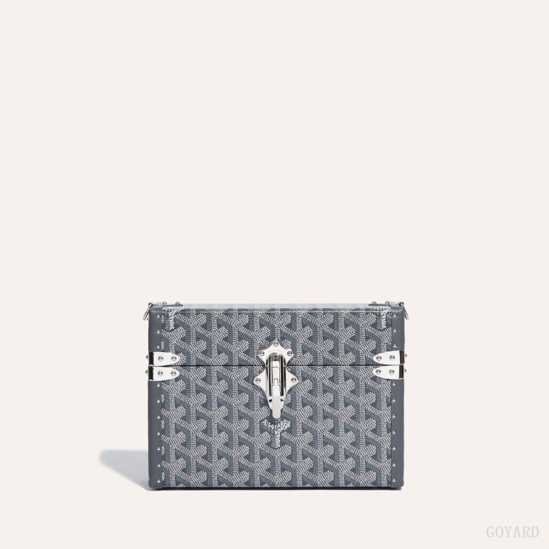 Goyard Cassette Trunk Bag Omuz Çantası Gri | GY-JBH7876