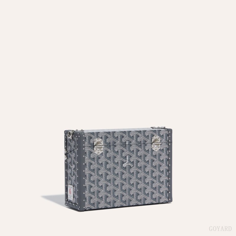 Goyard Cassette Trunk Bag Omuz Çantası Gri | GY-JBH7876