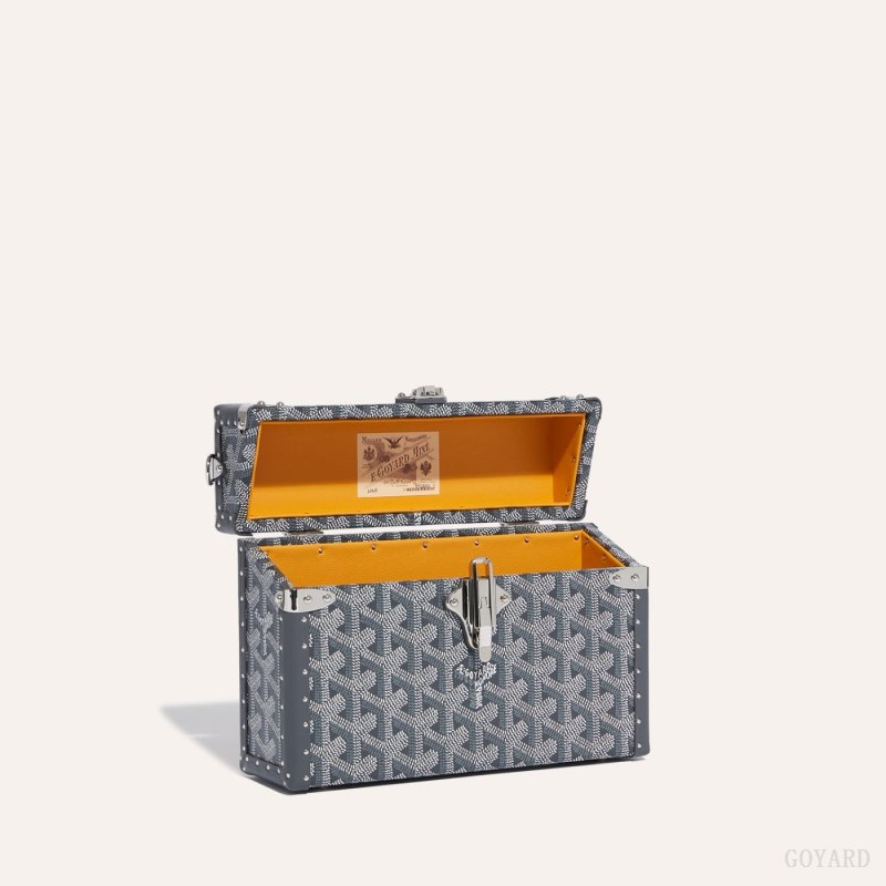 Goyard Cassette Trunk Bag Omuz Çantası Gri | GY-JBH7876