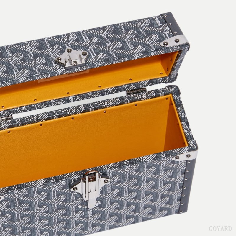 Goyard Cassette Trunk Bag Omuz Çantası Gri | GY-JBH7876