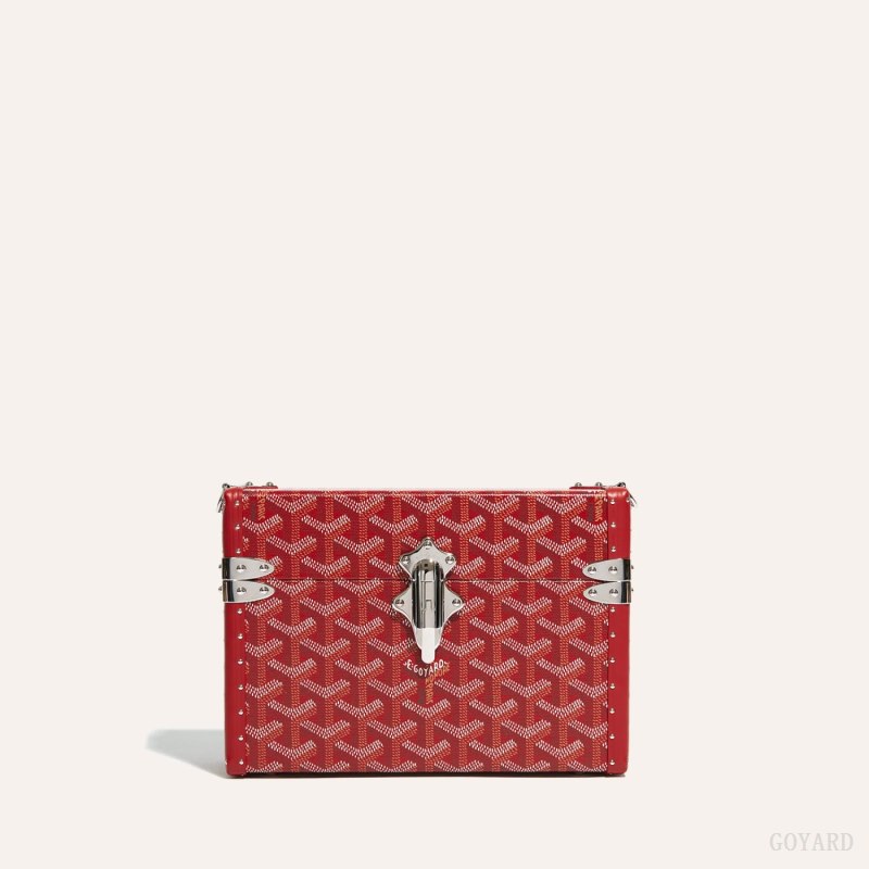 Goyard Cassette Trunk Bag Omuz Çantası Kırmızı | GY-SQI3421