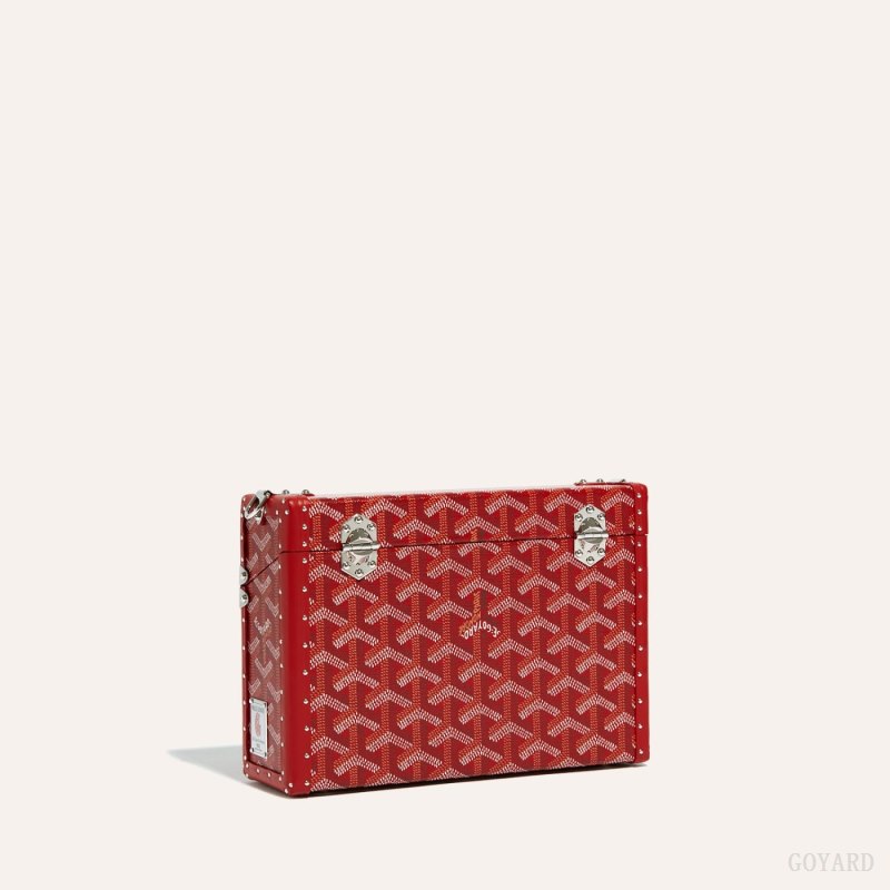 Goyard Cassette Trunk Bag Omuz Çantası Kırmızı | GY-SQI3421