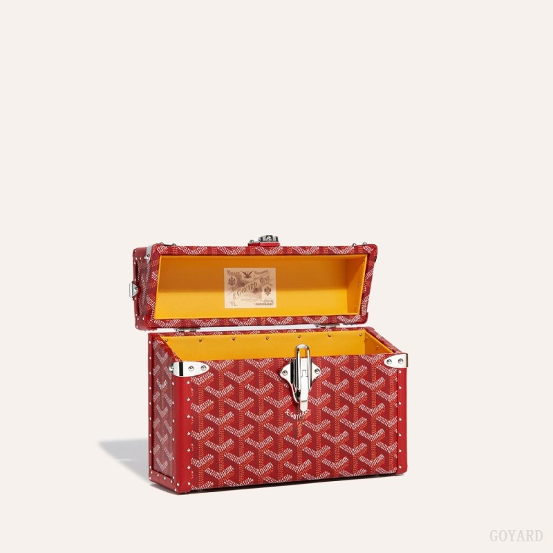 Goyard Cassette Trunk Bag Omuz Çantası Kırmızı | GY-SQI3421