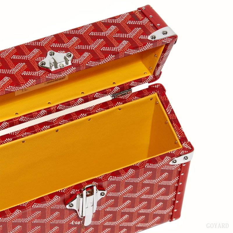 Goyard Cassette Trunk Bag Omuz Çantası Kırmızı | GY-SQI3421