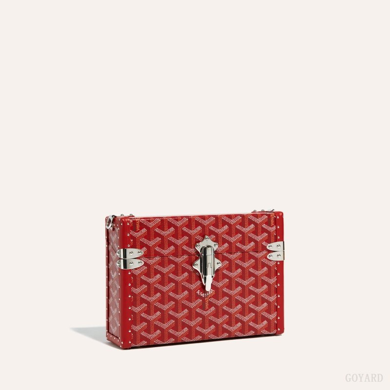 Goyard Cassette Trunk Bag Omuz Çantası Kırmızı | GY-SQI3421